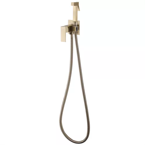 Смеситель ABBER Daheim AF8226G с гигиеническим душем, золото матовое, Выбрать цвет: Золото матовое, изображение 2