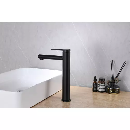 Смеситель ABBER Emotion AF8811B для накладной раковины, черный матовый, Выбрать цвет: Черный матовый, изображение 2