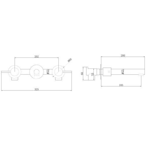 Смеситель ABBER Emotion AF88121 скрытого монтажа для раковины, хром, Выбрать цвет: Хром, изображение 3