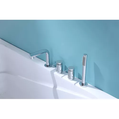 Смеситель ABBER Emotion AF8813 на борт ванны, хром, Выбрать цвет: Хром, изображение 2