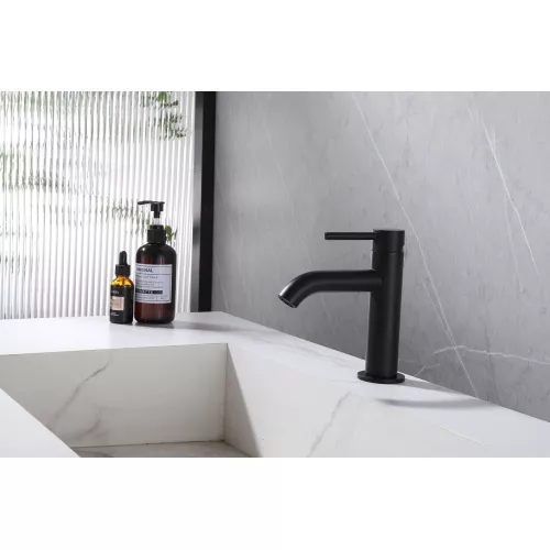 Смеситель ABBER Wasser Kreis AF8110B для раковины, черный матовый, Выбрать цвет: Черный матовый, изображение 2