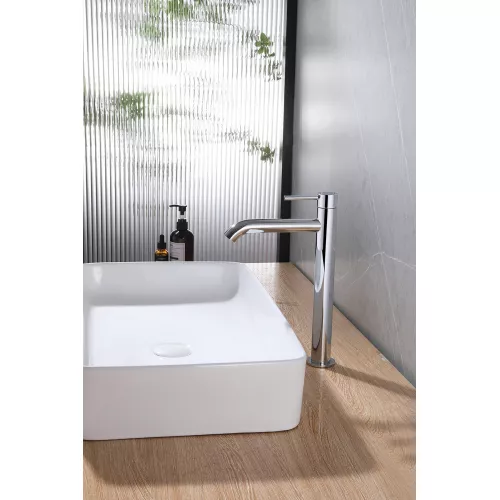 Смеситель ABBER Wasser Kreis AF8111 для накладной раковины, хром, Выбрать цвет: Хром, изображение 2