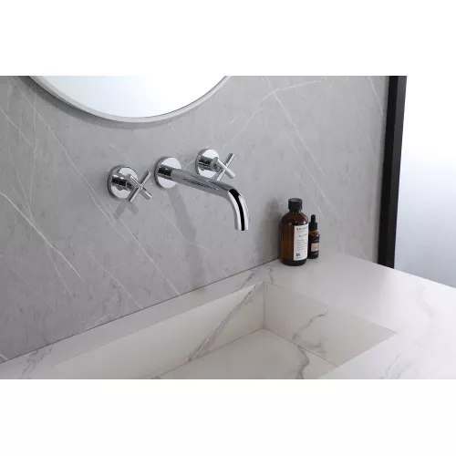 Смеситель ABBER Wasser Kreis AF81121 для раковины скрытого монтажа, хром, Выбрать цвет: Хром, изображение 2