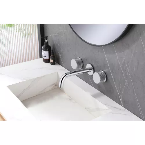 Смеситель ABBER Wasser Kreis AF81122 для раковины скрытого монтажа, хром, Выбрать цвет: Хром, изображение 2