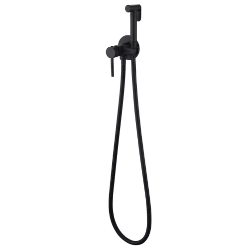 Смеситель ABBER Wasser Kreis AF8125B с гигиеническим душем, черный матовый, Выбрать цвет: Черный матовый, изображение 2