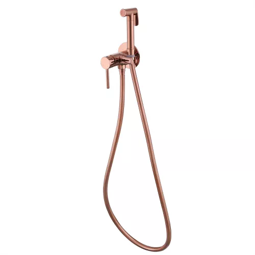 Смеситель ABBER Wasser Kreis AF8125RG с гигиеническим душем, розовое золото, Выбрать цвет: Розовое золото, изображение 2