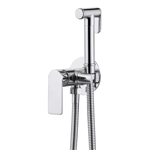 Смеситель ABBER Weiss Insel AF8025 с гигиеническим душем, хром, Выбрать цвет: Хром