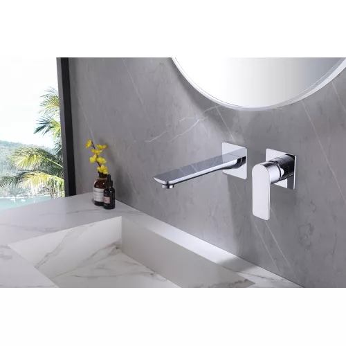 Смеситель ABBER Weiss Insel AF8082 для раковины скрытого монтажа, хром, Выбрать цвет: Хром, изображение 2