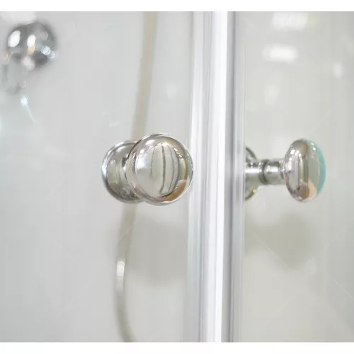 Душевая кабина RGW AN-208 хром/прозрачное стекло, Цвет профиля: Хром, Выбрать размер: 80х80, изображение 8