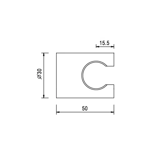 Держатель ручного душа пластик RGW SP-191, изображение 2