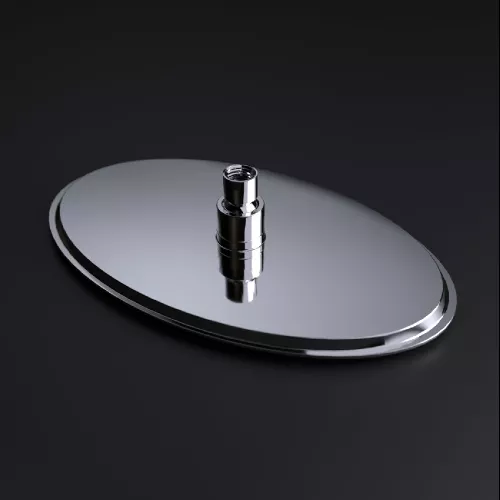 Верхний душ овальный RGW SP-83, Выбрать цвет: Хром, Выбрать размер: 300x200, изображение 3