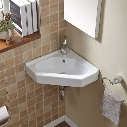 Санфаянс: WW AISBACH 7012 GL-WT Раковина подвесная (глянцевая белая) 550х385х170 мм 1 в магазине Акватория