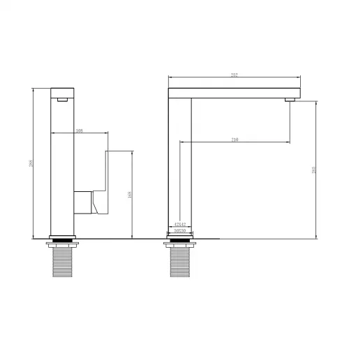 Смеситель ABBER Daheim AF8214G для кухни, золото матовое, Выбрать цвет: Золото, изображение 3