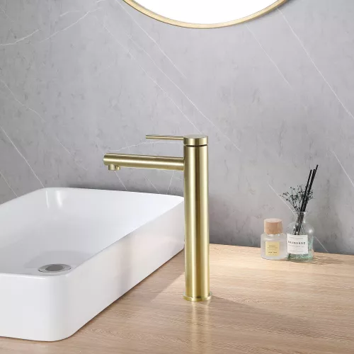 Смеситель ABBER Emotion AF8811G для накладной раковины, золото матовое, Выбрать цвет: Золото матовое, изображение 3