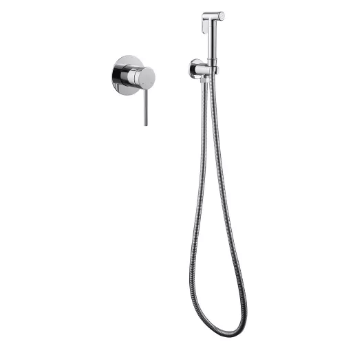 Смеситель ABBER Emotion AF8825 с гигиеническим душем, хром, Выбрать цвет: Хром, изображение 2