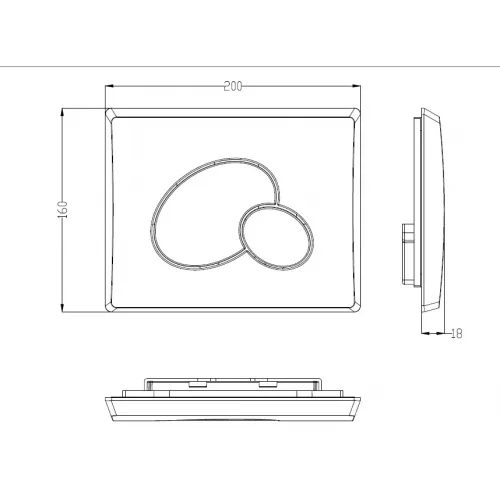 Кнопка смыва нажимная для инсталляции WW MARBERG 410 RD GL-WT круглая, Выбрать цвет: Белый глянец, изображение 2