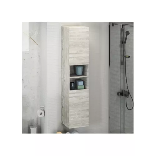 Подвесная шкаф-колонна Comforty Верона 35 дуб белый, изображение 2