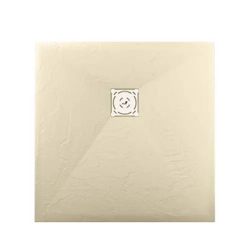 Душевой поддон квадратный RGW ST-Be Бежевый, Выбрать цвет: Бежевый, Выбрать размер: 800x800, изображение 2