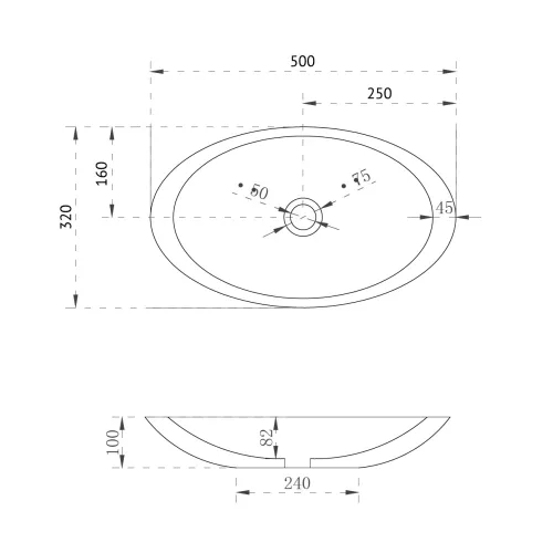 Раковина накладная прозрачная ABBER Kristall AT2810Topas оранжевая, Выбрать цвет: Оранжевый, изображение 3
