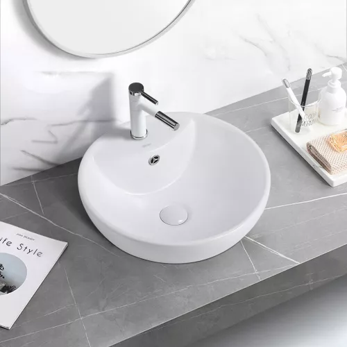 Раковина накладная ABBER Bequem AC2101 белая, Выбрать цвет: Белый, изображение 3