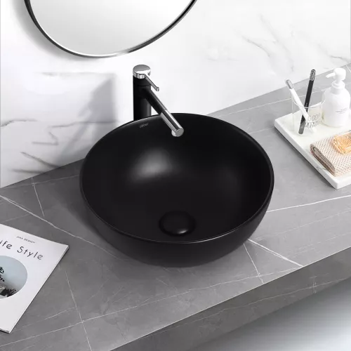 Раковина накладная ABBER Bequem AC2105MB черная матовая, Выбрать цвет: Черный матовый, изображение 3