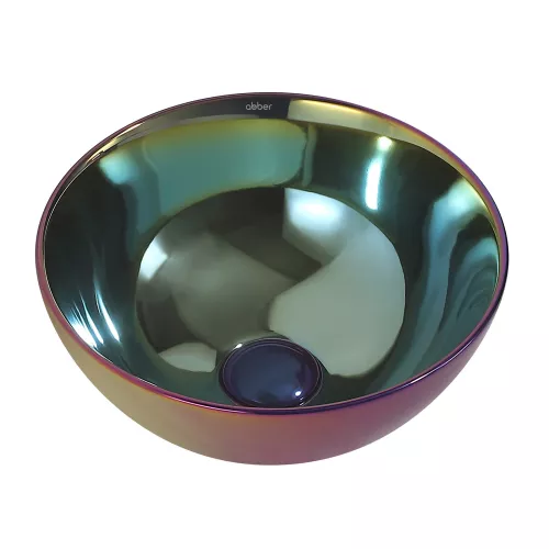 Раковина накладная ABBER Bequem AC2106Regen хамелеон, Выбрать цвет: Хамелеон, изображение 2