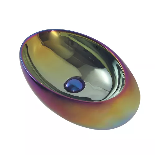 Раковина накладная ABBER Bequem AC2107Regen хамелеон, Выбрать цвет: Хамелеон, изображение 2