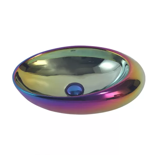 Раковина накладная ABBER Bequem AC2107Regen хамелеон, Выбрать цвет: Хамелеон, изображение 3