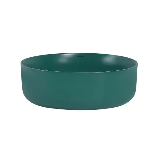 Раковина накладная ABBER Bequem AC2108MBG темно-зеленая матовая, Выбрать цвет: Темно-зеленый матовый, изображение 3