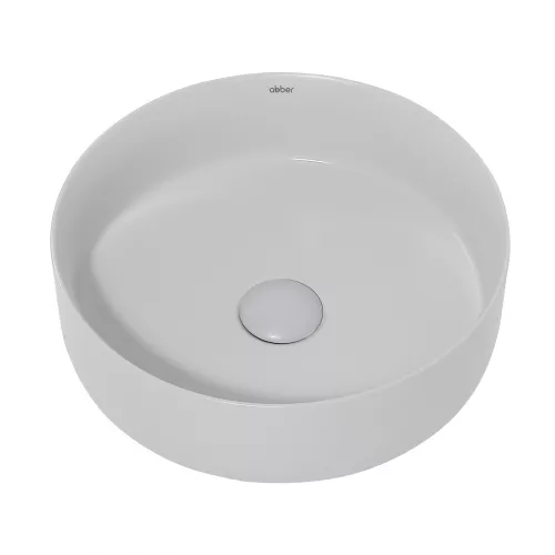 Раковина накладная ABBER Bequem AC2108MLG светло-серая матовая, Выбрать цвет: Светло-серый матовый, изображение 2