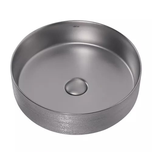 Раковина накладная ABBER Bequem AC2109BSM серебро матовое, Выбрать цвет: Серебро матовое, изображение 2