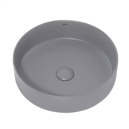 Раковина накладная ABBER Bequem AC2109MG серая матовая, Выбрать цвет: Серый матовый, изображение 2