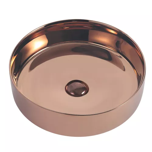 Раковина накладная ABBER Bequem AC2109RG розовое золото, Выбрать цвет: Розовое золото, изображение 3