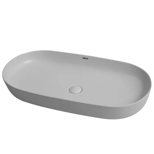 Раковина накладная ABBER Bequem AC2110MLG светло-серая матовая, Выбрать цвет: Светло серый