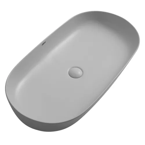 Раковина накладная ABBER Bequem AC2110MLG светло-серая матовая, Выбрать цвет: Светло серый, изображение 3