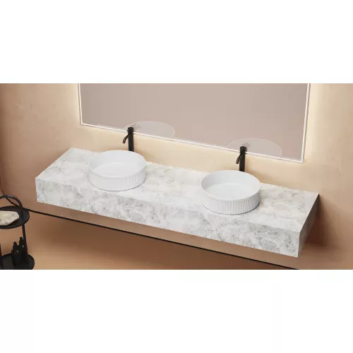 Раковина накладная ABBER Bequem AC2114 белая, Выбрать цвет: Белая, изображение 2