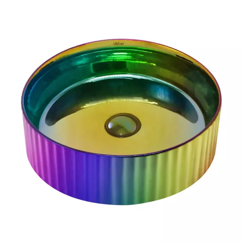 Раковина накладная ABBER Bequem AC2114Regen хамелеон, Выбрать цвет: Хамелеон