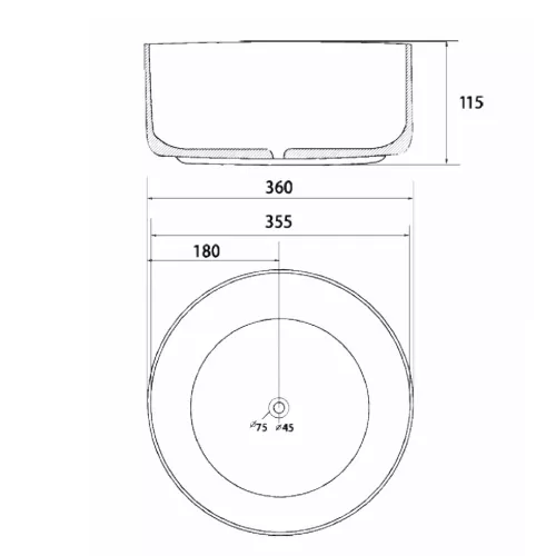 Раковина накладная ABBER Bequem AC2114Regen хамелеон, Выбрать цвет: Хамелеон, изображение 8