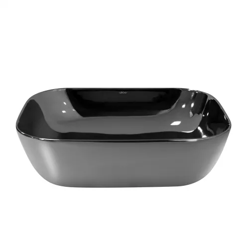 Раковина накладная ABBER Rechteck AC2200GS серебро, Выбрать цвет: Серебро, изображение 3