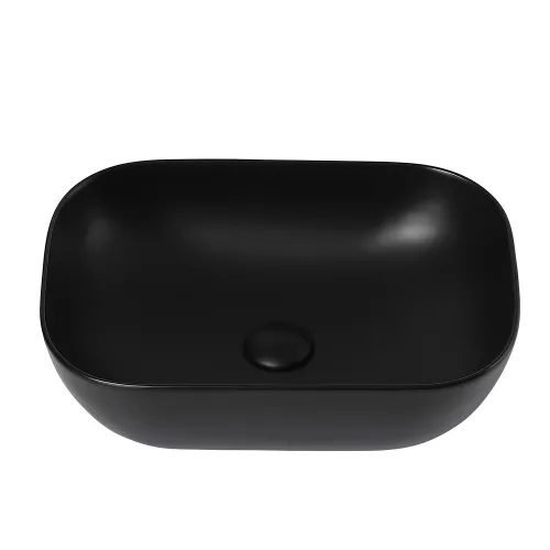 Раковина накладная ABBER Rechteck AC2200MB черная матовая, Выбрать цвет: Черный матовый, изображение 2