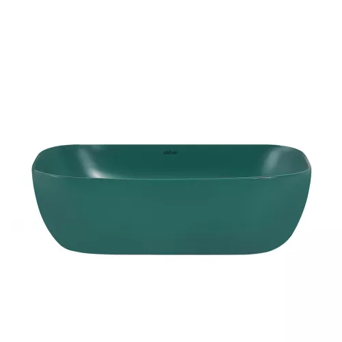 Раковина накладная ABBER Rechteck AC2200MBG темно-зеленая матовая, Выбрать цвет: Темно-зеленый матовый, изображение 3