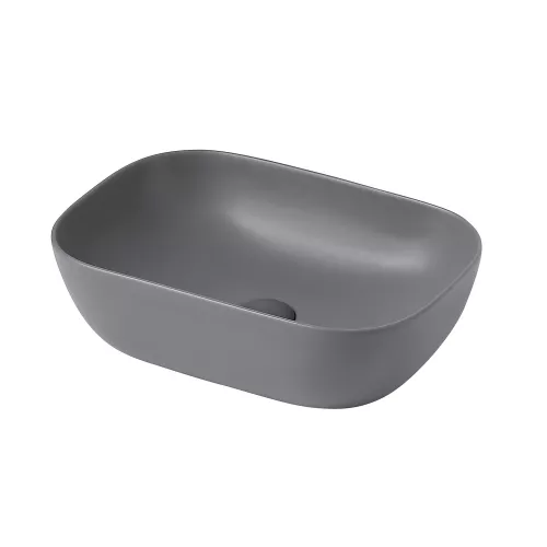 Раковина накладная ABBER Rechteck AC2200MG серая матовая, Выбрать цвет: Серый-матовый