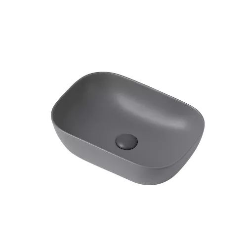 Раковина накладная ABBER Rechteck AC2200MG серая матовая, Выбрать цвет: Серый-матовый, изображение 3