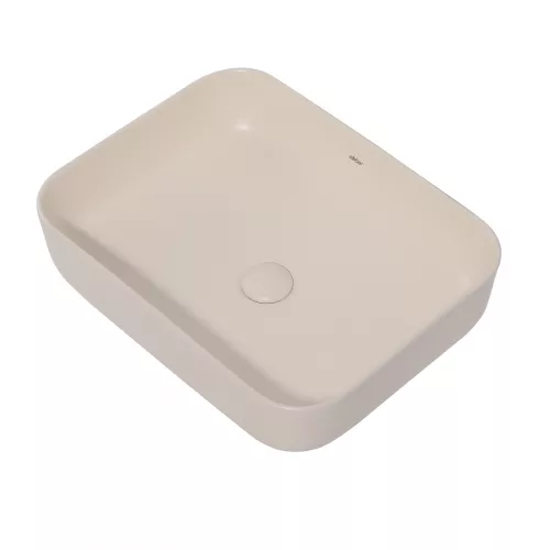 Раковина накладная ABBER Rechteck AC2202MBE светло-бежевая матовая, Выбрать цвет: Бежевый светлый матовый, изображение 2