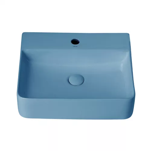 Раковина накладная ABBER Rechteck AC2203MSB синяя матовая, Выбрать цвет: Матовая синяя, изображение 2