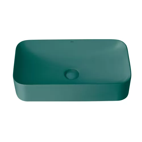 Раковина накладная ABBER Rechteck AC2204MDG темно-зеленая матовая, Выбрать цвет: Темно-зеленый, изображение 2