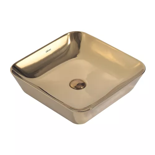 Раковина накладная ABBER Rechteck AC2205GG золото, Выбрать цвет: Золотой
