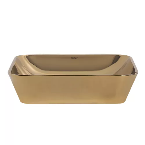 Раковина накладная ABBER Rechteck AC2205GG золото, Выбрать цвет: Золотой, изображение 2