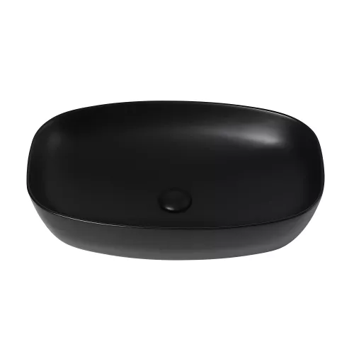 Раковина накладная ABBER Rechteck AC2206MB черная матовая, Выбрать цвет: Черный матовый, изображение 3