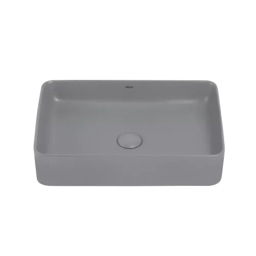 Раковина накладная ABBER Rechteck AC2207MG серая матовая, Выбрать цвет: Серый матовый, изображение 2